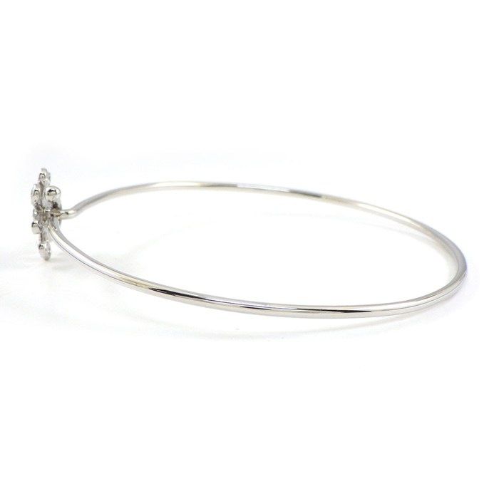 Tiffany & Co. Bangle Daisy Flower Motif Diamond