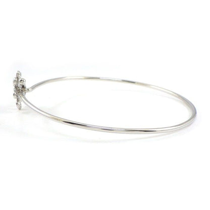 Tiffany & Co. Bangle Daisy Flower Motif Diamond