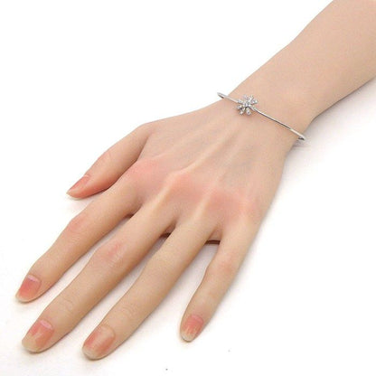 Tiffany & Co. Bangle Daisy Flower Motif Diamond