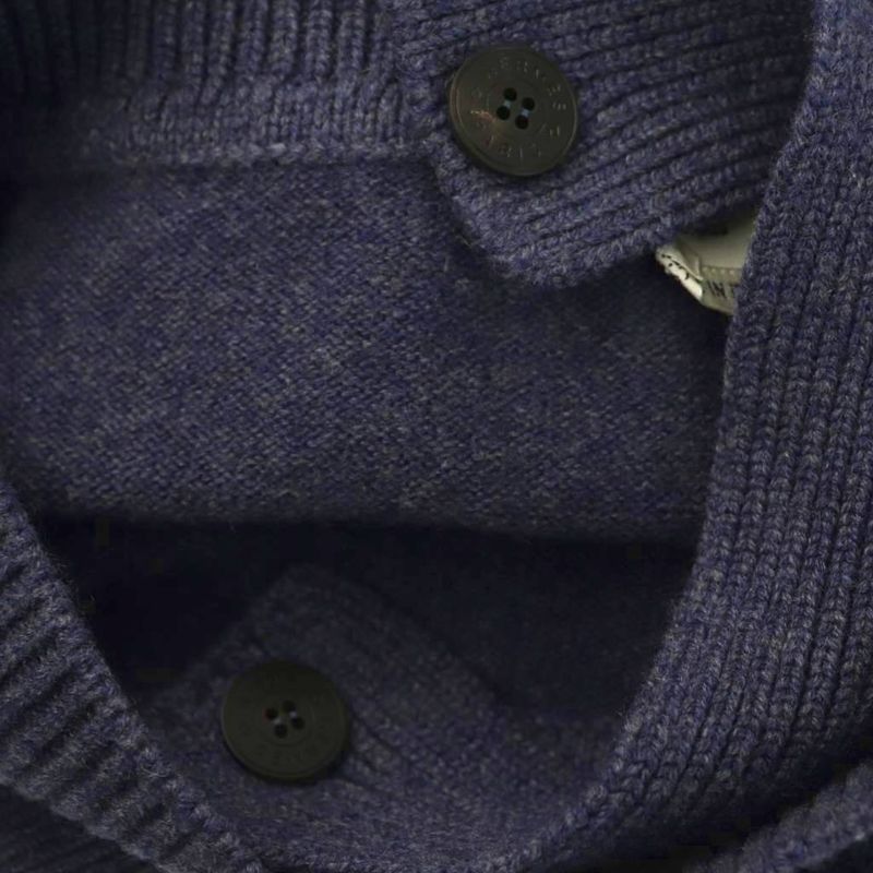 Hermes Cashmere Knit Dress Long Sleeve Calf Long 38 Navy NR OS