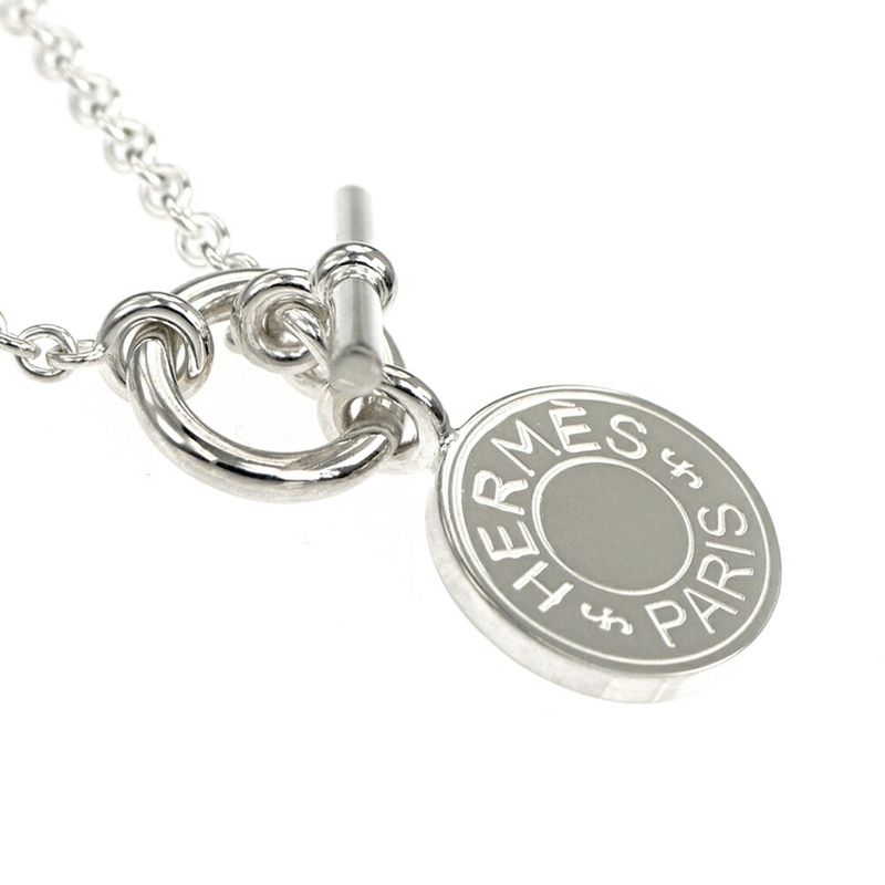 Hermes Necklace Amulet Series Exlibris Pendant Silver