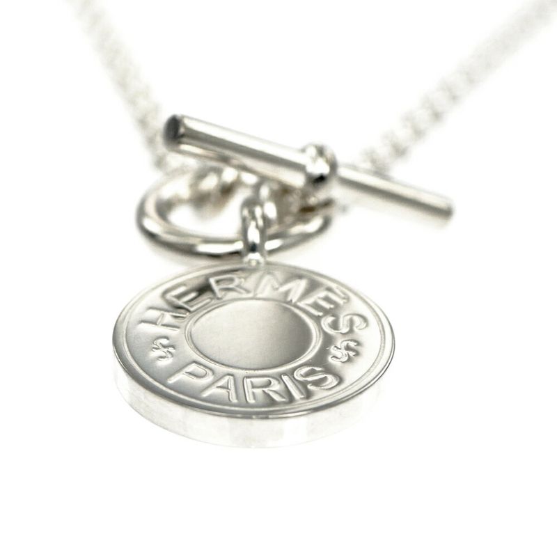 Hermes Necklace Amulet Series Exlibris Pendant Silver