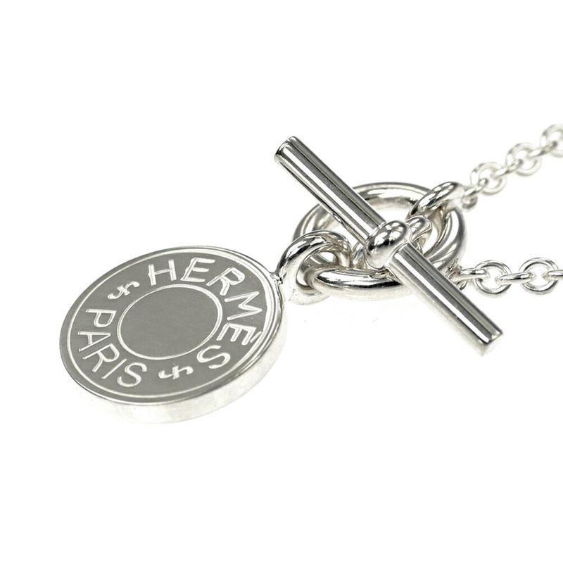 Hermes Necklace Amulet Series Exlibris Pendant Silver