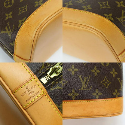 Louis Vuitton Handbag Alma Old Shape Monogram Leather Brown Standard