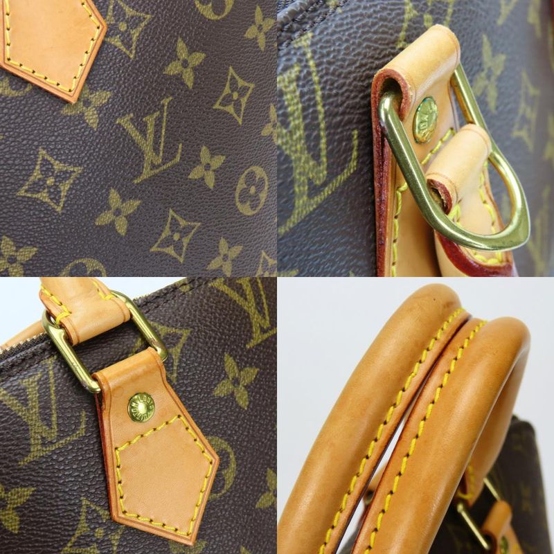 Louis Vuitton Handbag Alma Old Shape Monogram Leather Brown Standard