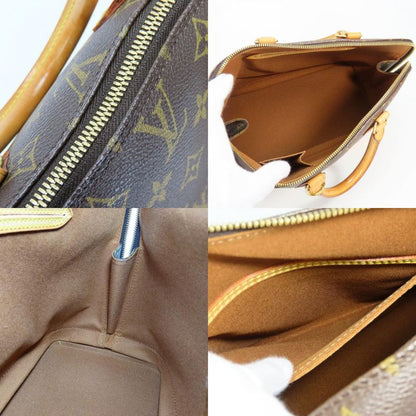 Louis Vuitton Handbag Alma Old Shape Monogram Leather Brown Standard