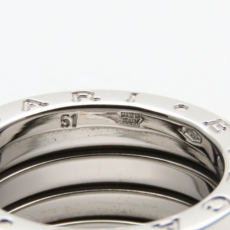 Bvlgari Ring Bands 51 18K White Gold