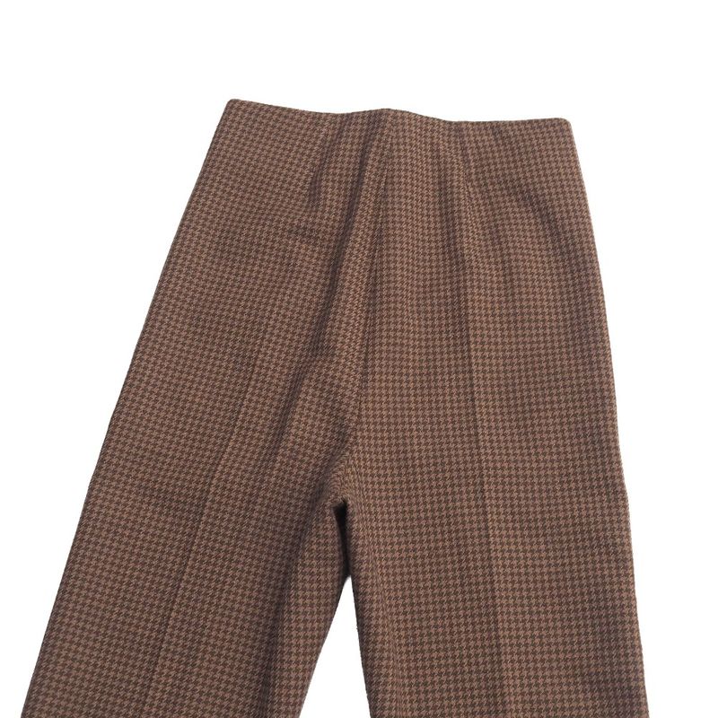 Balenciaga Pants 34 Houndstooth High Waist