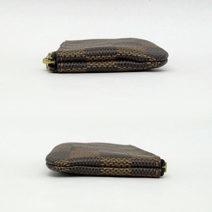 Louis Vuitton Damier Pochette Cles Card Key Case Gold