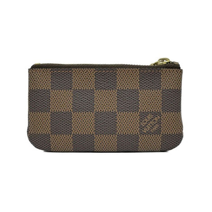 Louis Vuitton Damier Pochette Cles Card Key Case Gold