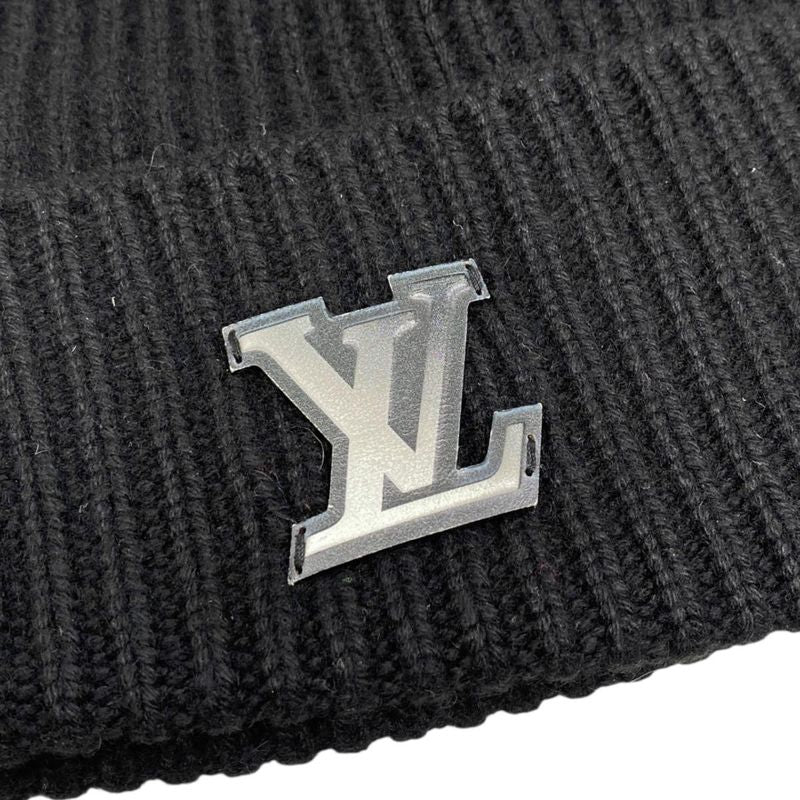 Louis Vuitton Knit Hat Bonnet LV Ahead Cashmere LV Logo Black