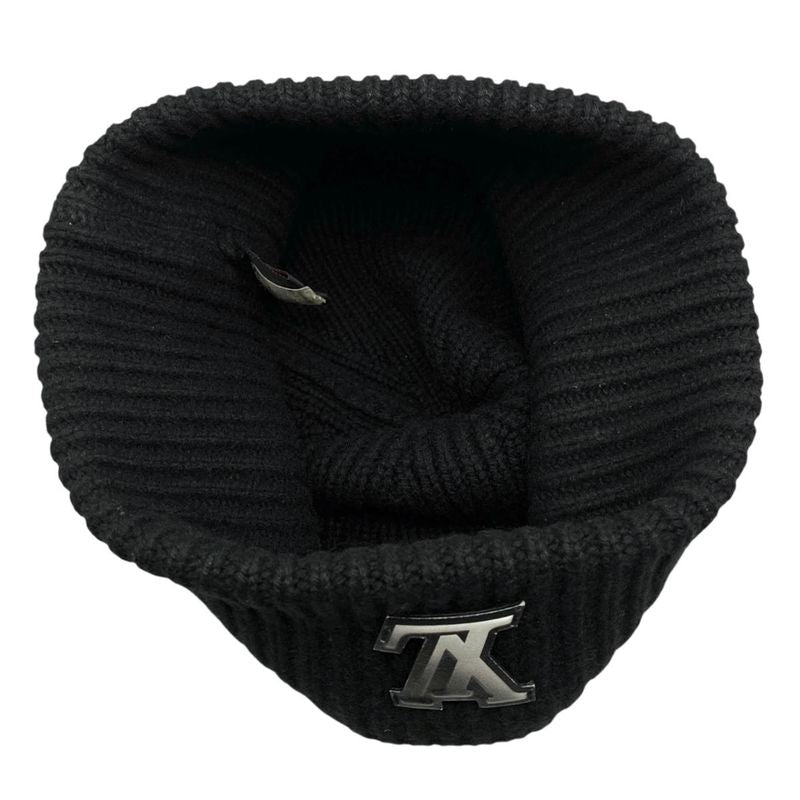Louis Vuitton Knit Hat Bonnet LV Ahead Cashmere LV Logo Black