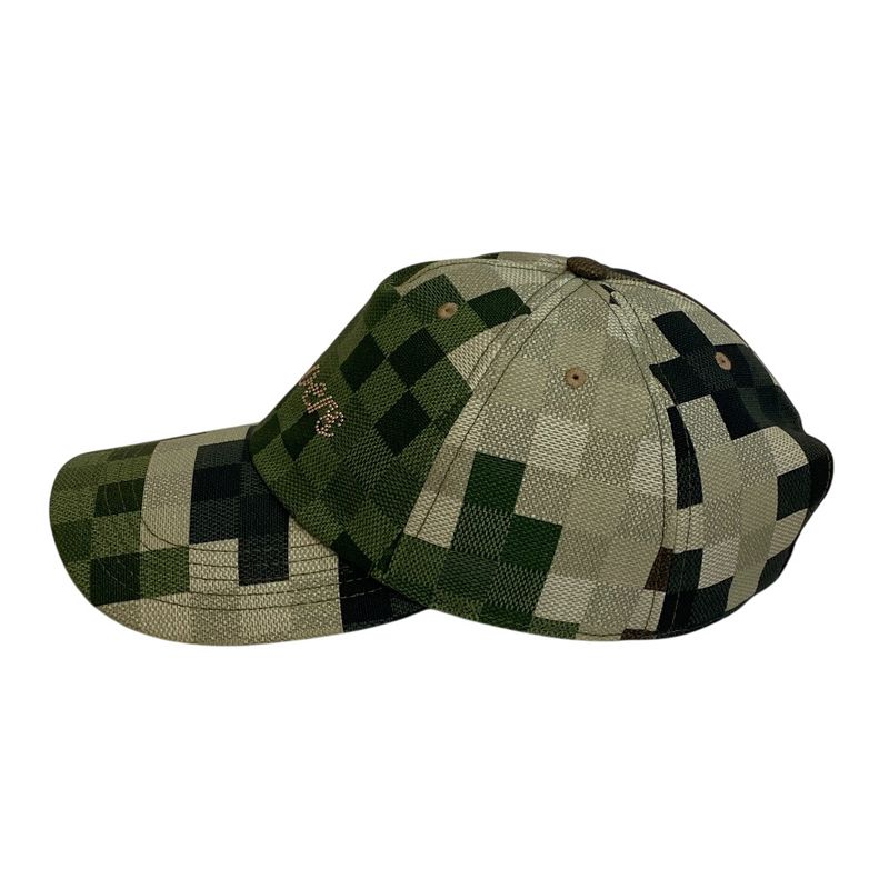Louis Vuitton Damoflage Cap Cotton Green