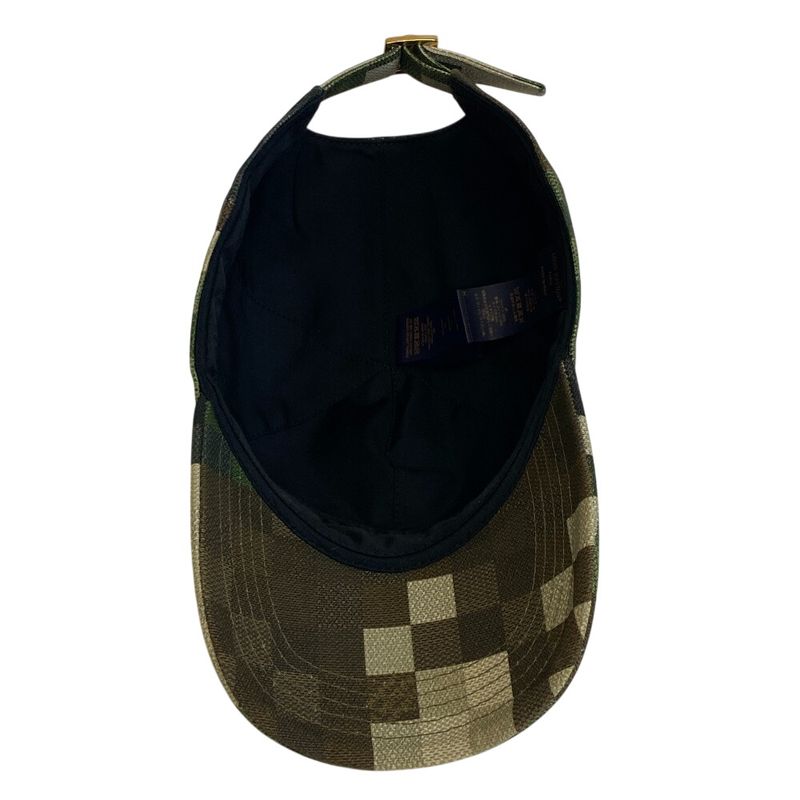 Louis Vuitton Damoflage Cap Cotton Green