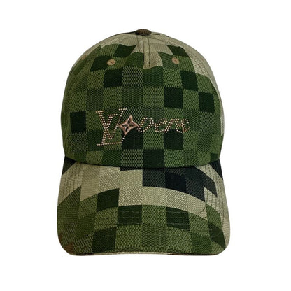Louis Vuitton Damoflage Cap Cotton Green