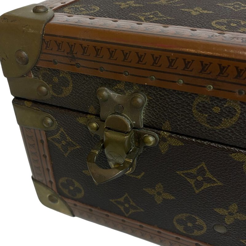 Louis Vuitton Travel Purse Hard Case Carry Travel Trunk Bisten 55