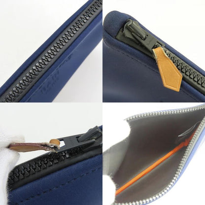 Hermes Pouch Neobain PM Polyurethane Polyamide Navy