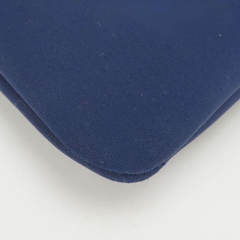 Hermes Pouch Neobain PM Polyurethane Polyamide Navy