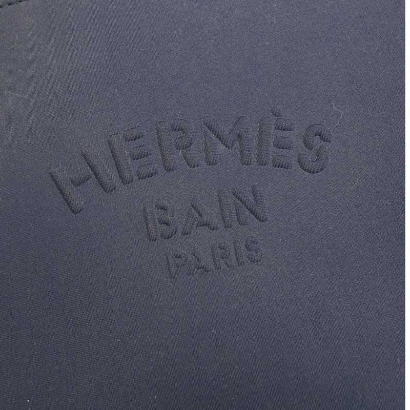 Hermes Pouch Neobain PM Polyurethane Polyamide Navy