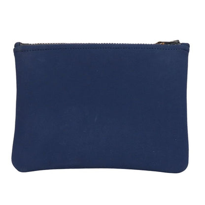 Hermes Pouch Neobain PM Polyurethane Polyamide Navy
