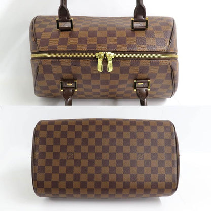 Louis Vuitton Riviera MM Damier Ebene Handbag Brown Gold