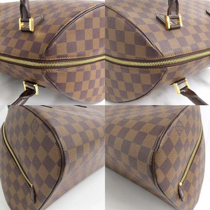 Louis Vuitton Riviera MM Damier Ebene Handbag Brown Gold