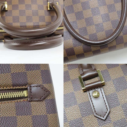 Louis Vuitton Riviera MM Damier Ebene Handbag Brown Gold