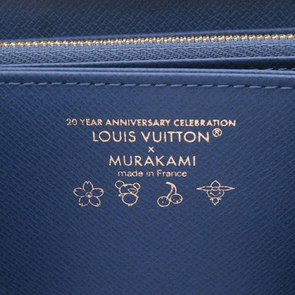 Louis Vuitton Wallet Monogram Cherry Denim LV TM Zippy