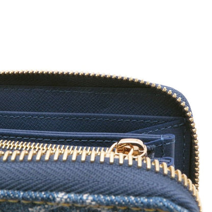 Louis Vuitton Wallet Monogram Cherry Denim LV TM Zippy