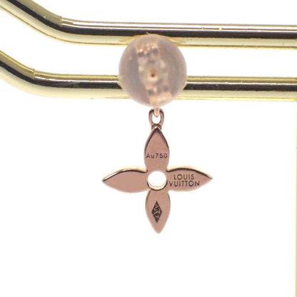 Louis Vuitton Monogram Single Earring 18K Pink Gold Flower
