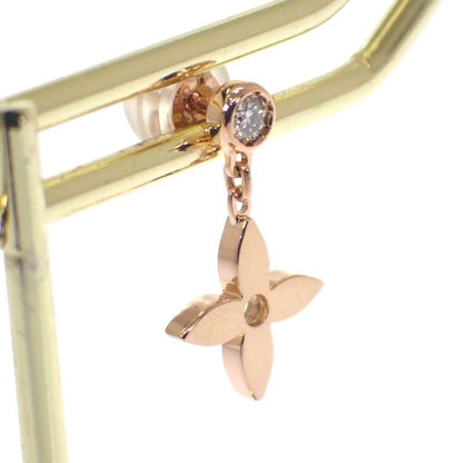 Louis Vuitton Monogram Single Earring 18K Pink Gold Flower