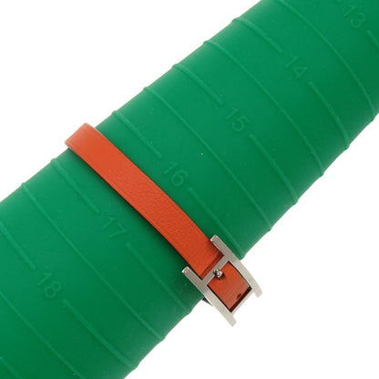 Hermes Behapi Double Tour Swift Metal Orange Bracelet