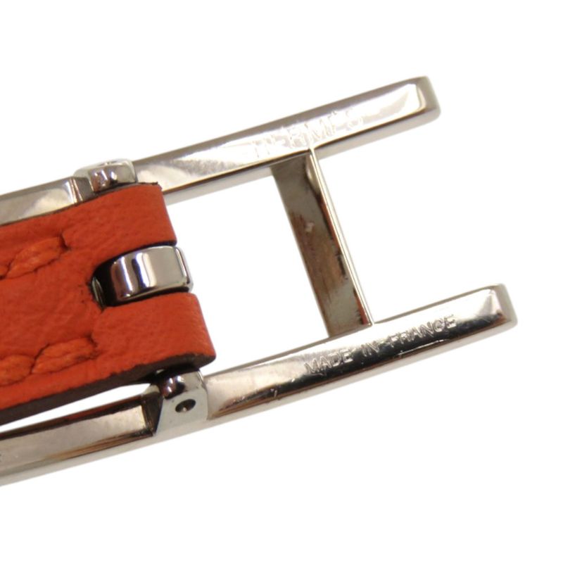Hermes Behapi Double Tour Swift Metal Orange Bracelet