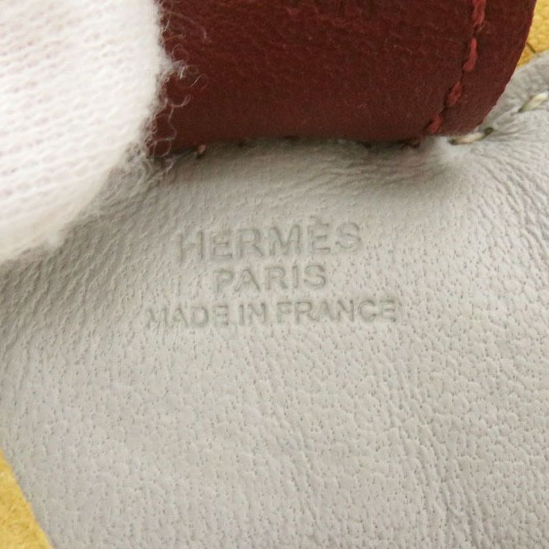 Hermes Rodeo PM Agneau Milo Bleu Glacier Rouge Ache Cali