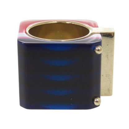 Dior Sorbet Wide Ring L Gold Red Blue