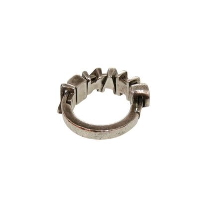 Chanel Logo Silver Ring