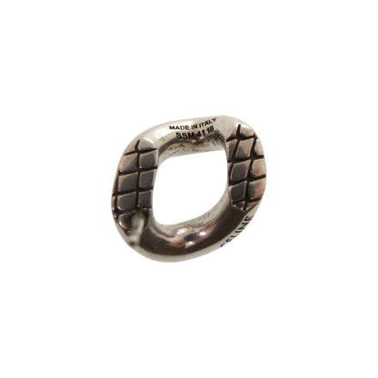 Celine Animal Studs Metal Silver Earrings
