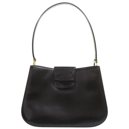 Celine Leather Black Shoulder Bag