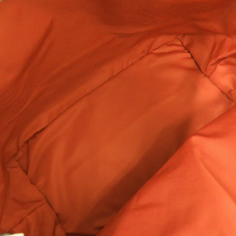 Bottega Veneta Intrecciato Leather Ivory Orange Tote White