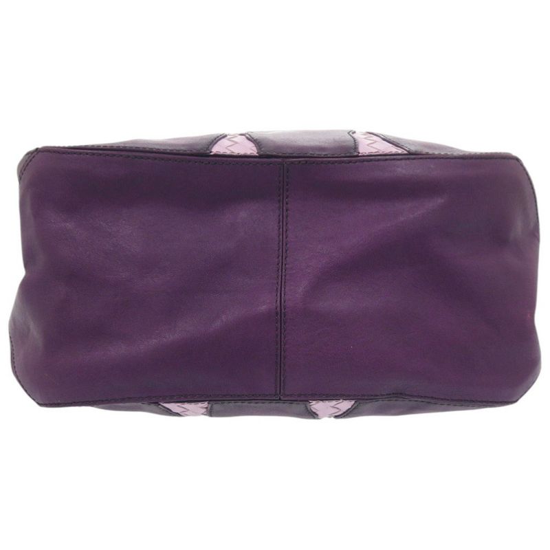 Bottega Veneta Hobo Leather Purple Handbag