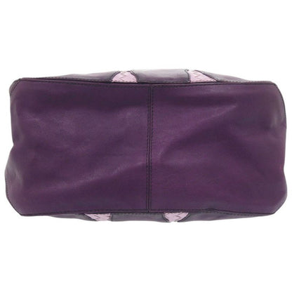 Bottega Veneta Hobo Leather Purple Handbag