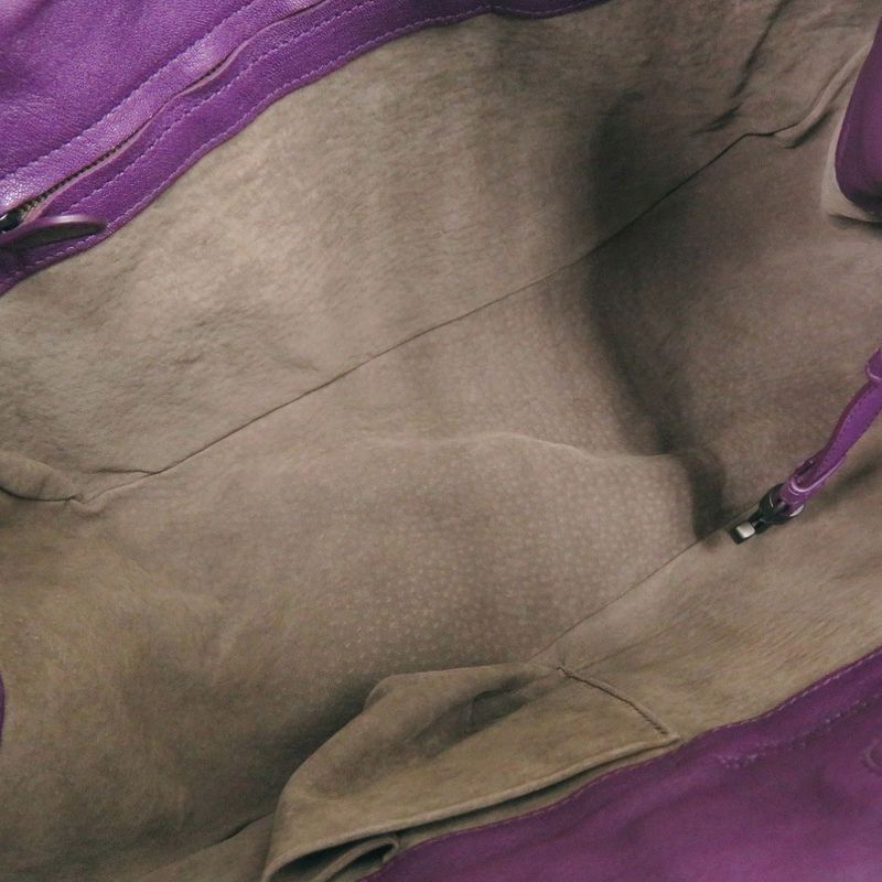 Bottega Veneta Hobo Leather Purple Handbag