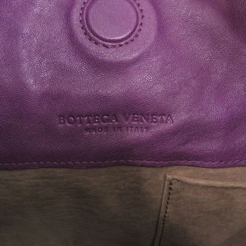 Bottega Veneta Hobo Leather Purple Handbag