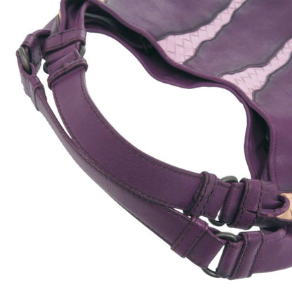 Bottega Veneta Hobo Leather Purple Handbag