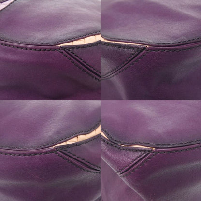Bottega Veneta Hobo Leather Purple Handbag