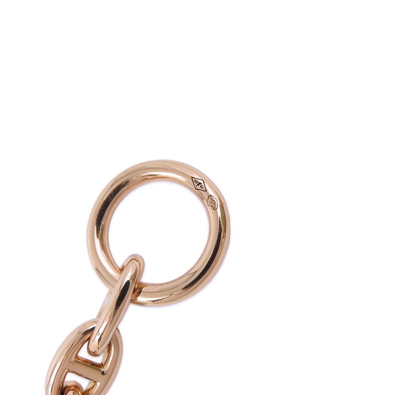 Hermes Bracelet Chaine D'ancre TPM 26 Links 18K Pink Gold