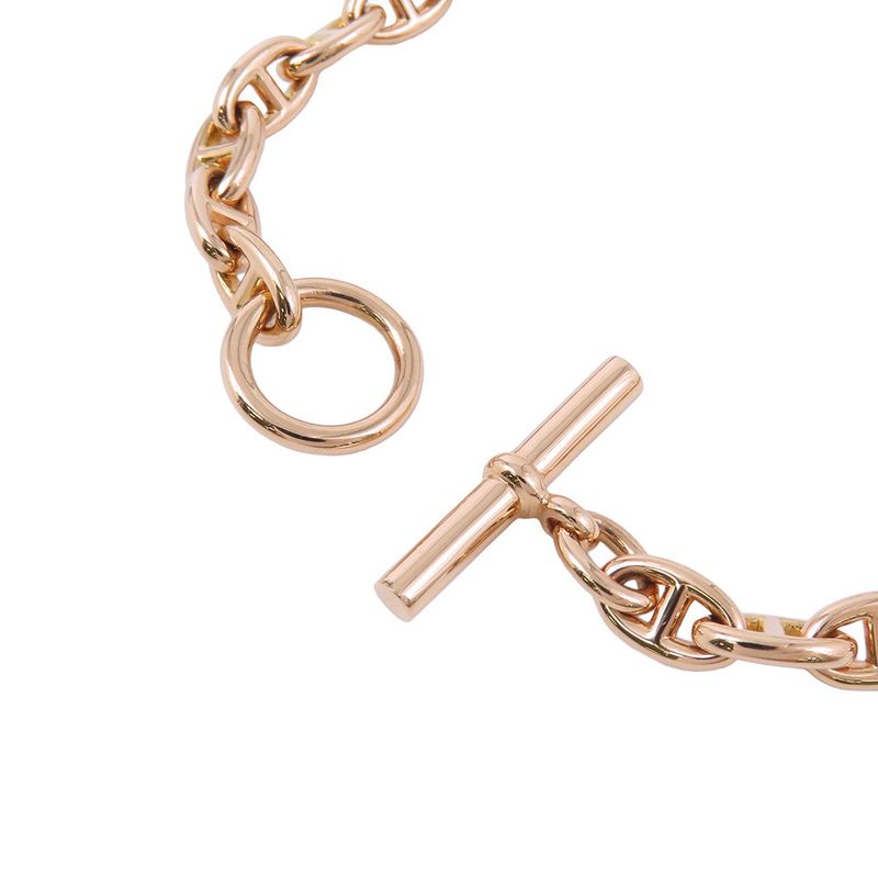 Hermes Bracelet Chaine D'ancre TPM 26 Links 18K Pink Gold