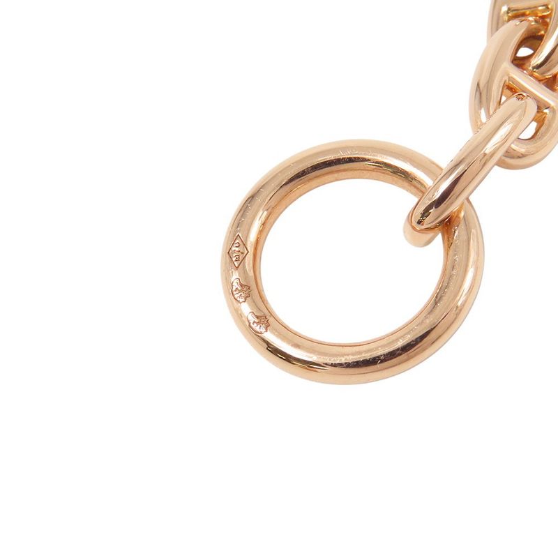 Hermes Necklace Chaine D'ancre TPM 62 Links 18K Pink Gold
