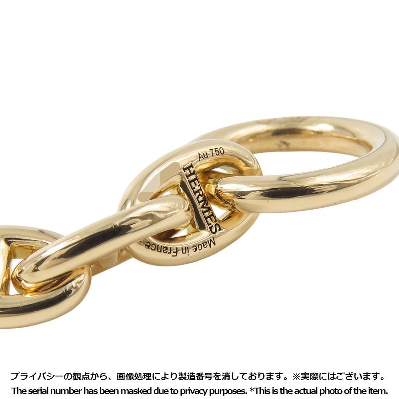 Hermes Bracelet Chaine D'ancre TPM 24 Links 18K Yellow Gold