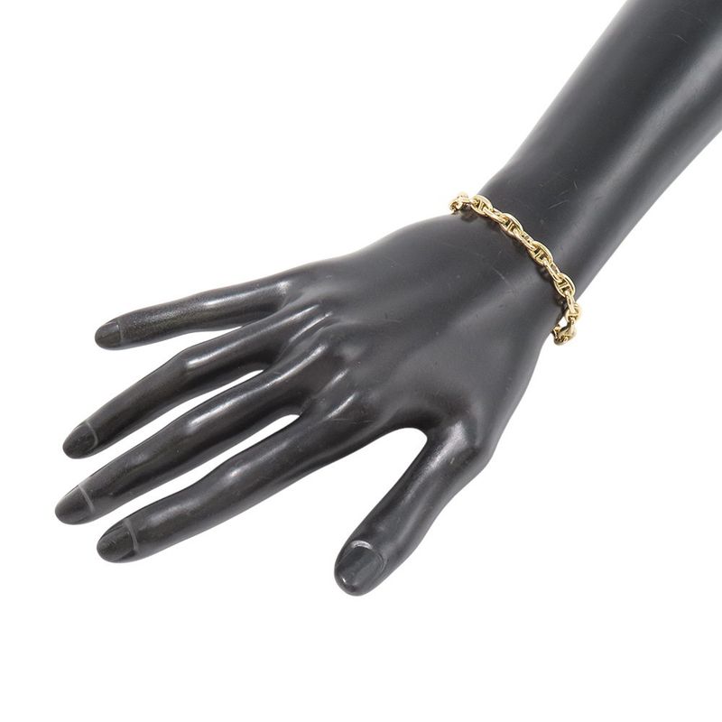 Hermes Bracelet Chaine D'ancre TPM 24 Links 18K Yellow Gold